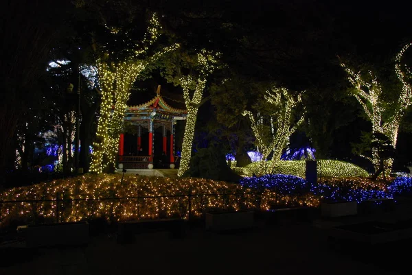 Winter Iluminations Festival Enoshimaön Fujisawa Japan 2017 — Stockfoto