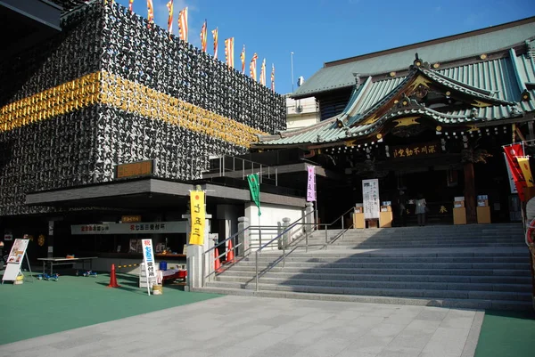 Utsidan Fukagawafudodo Shinto Shrine Tomika Distriktet Tokyo — Stockfoto