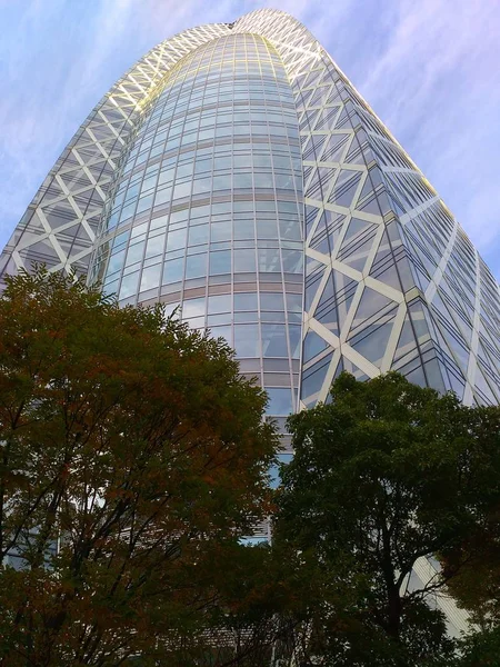 Vista Inferior Edifício Cocoon Distrito Shinjuku Tóquio Japão — Fotografia de Stock