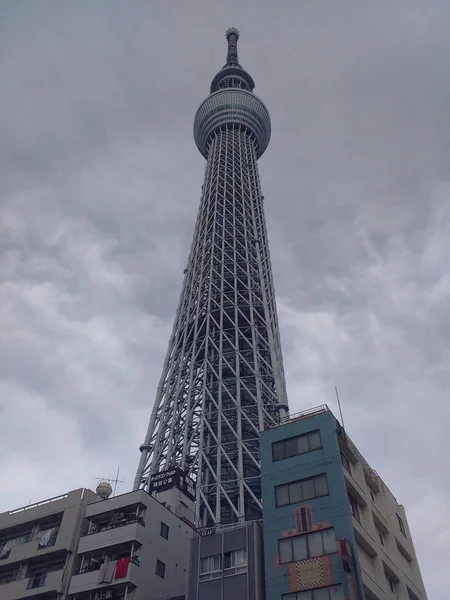 Vue Bas Tokyo Sky Tree Haute Tour Monde — Photo