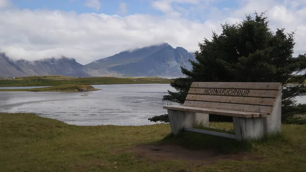 Fiorde Hornafjordur Por Hfn Cidade Islândia — Fotografia de Stock