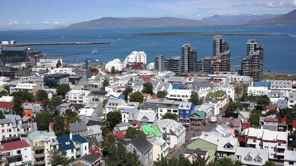Рейк Явік Столиця Ісландії Еджа Гірська Панорама — стокове фото