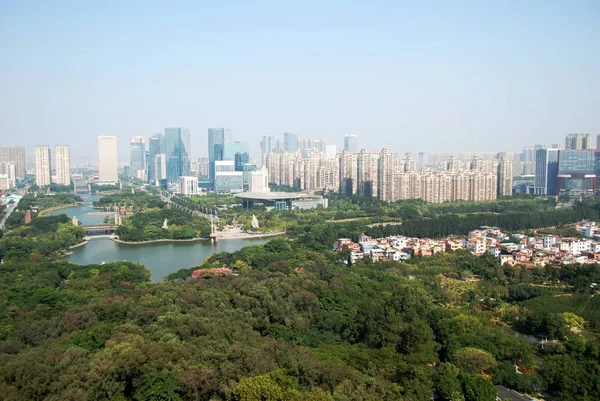 Panorama Foshan City Leigang Park Chijského — Stock fotografie