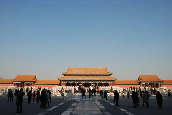 Salón Armonía Suprema Ciudad Prohibida Beijing China — Foto de Stock
