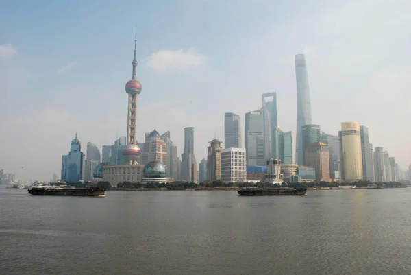 Cityscape Puddong District Shanghai China — Stock Photo, Image