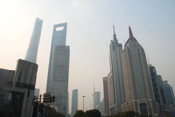 상하이 중국의 중심에 — 스톡 사진