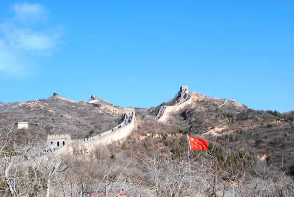 Великая Китайская Стена Часть Бадалинга — стоковое фото