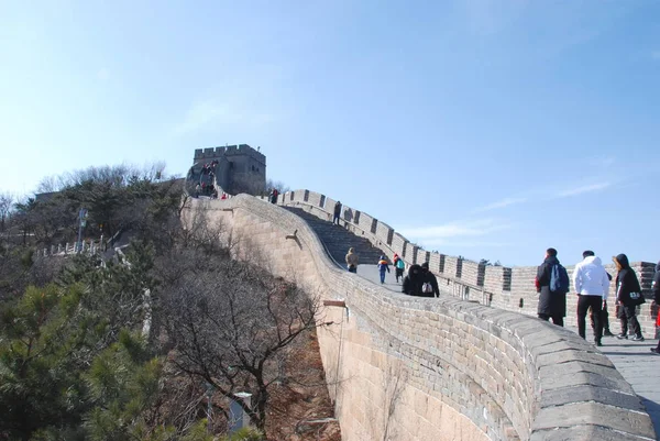 Badaling Une Partie Grande Muraille Chine — Photo