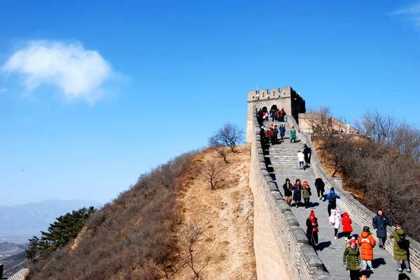 Badaling Une Partie Grande Muraille Chine — Photo