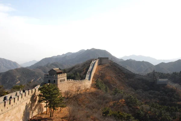 Badaling Části Velká Čínská Zeď — Stock fotografie