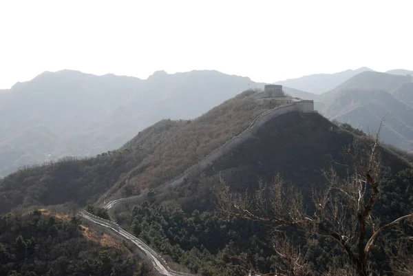 万里の長城の風景 Badaling — ストック写真