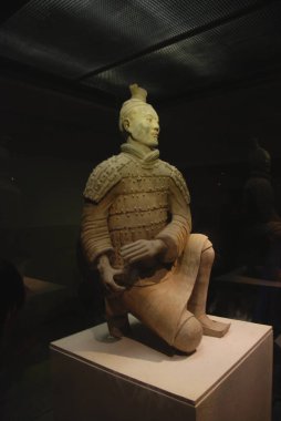 Xian, Çin Terra Cotta Ordusu savaşçı heykeli biri