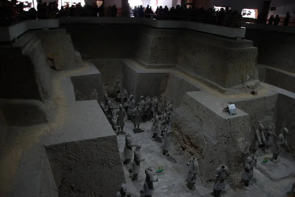 Erstes Kaiserliches Mausoleum Der Terra Cotta Armee Xian China — Stockfoto