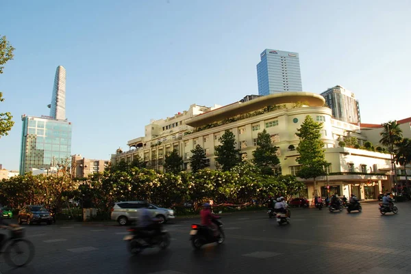 Rue Dans Centre Chi Minh Ville Saigon Vietnam — Photo