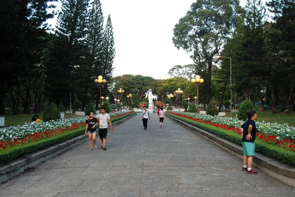 Park Der Stadt Chi Minh Vietnam — Stockfoto