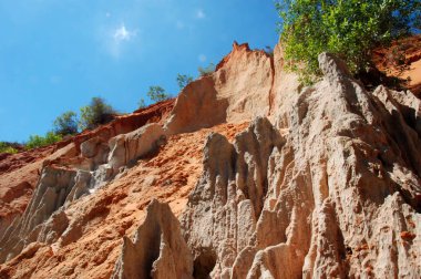 Mui Ne, Vietnam Fairy Stream renkli kayalar 