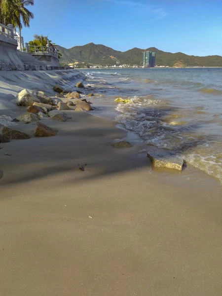 Sandstrand Meer Nha Trang Vietnam — Stockfoto