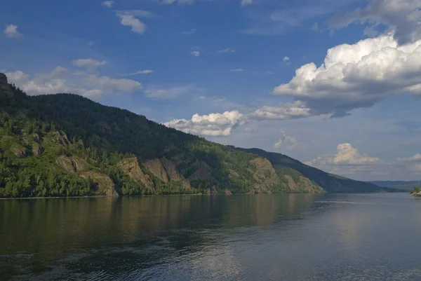 Russian Nature - Bank of the Yenisei-river near Svetlogorsk-town, Russia