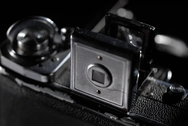Ρετρό Παλιά Φωτογραφική Μηχανή Nikon Zeiss Ηχώ Από Old Master — Φωτογραφία Αρχείου