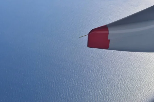 Вид Повітря Океан Літака — стокове фото