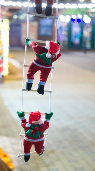 Dekoration Weihnachten Weihnachtsspielzeug — Stockfoto