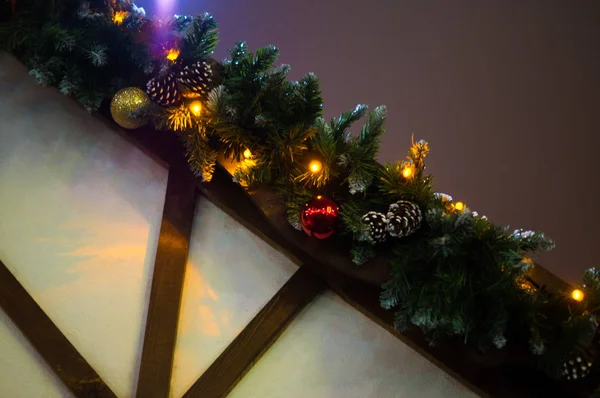 Decorazione Domestica Giocattoli Natale Ghirlande — Foto Stock