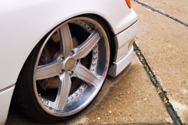 eautiful tekerlekli araba tekerleği fotoğraf