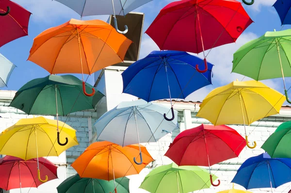 Festival Van Kleurrijke Paraplu — Stockfoto