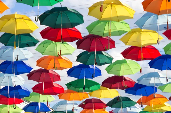 Festival Van Kleurrijke Paraplu — Stockfoto