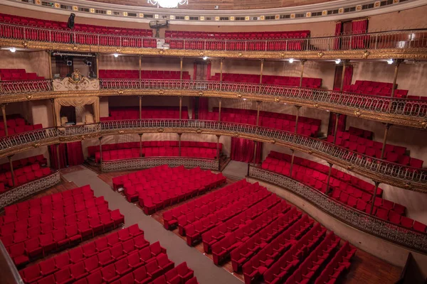 План Поверху Аудиторії Класичного Театру — стокове фото