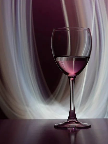 Copo Vinho Clube Noite Brilhante Nos Fins Semana Feriados — Fotografia de Stock