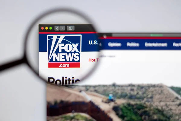 New York Amerikai Egyesült Államok 2019 Március Fox News Internetes — Stock Fotó