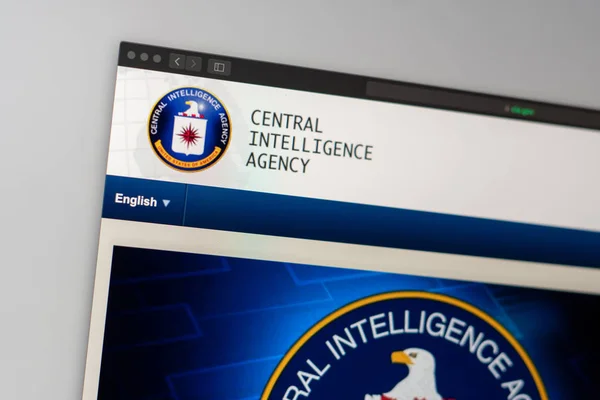 Miami Eua 2019 Página Inicial Central Intelligence Agency Fechar Logótipo — Fotografia de Stock