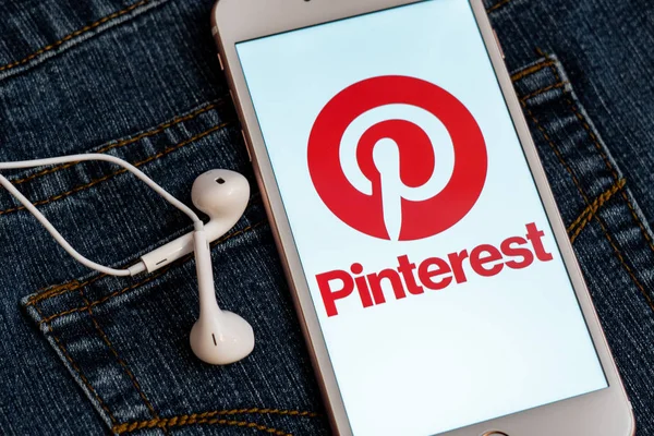 Pinterest app editorial photography. Image of sign, device - 138649722