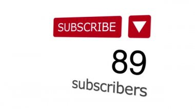 Web sitesinde Sosyal medya aboneleri sayaç 3d yakın. Pazarlama veya iş konsepti için kullanılabilir. Haber veya sosyal medya ve diğer web kaynakları için açıklayıcı olarak iyi. 4k görüntü.