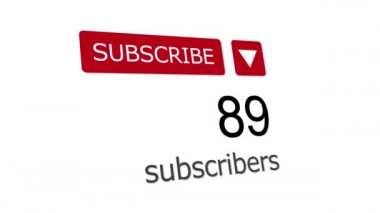 Web sitesinde Sosyal medya aboneleri sayaç 3d yakın. Pazarlama veya iş konsepti için kullanılabilir. Haber veya sosyal medya ve diğer web kaynakları için açıklayıcı olarak iyi. 4k görüntü.