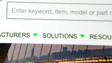 Miami/ABD-07.18.2019: Avnet şirket web sitesi ana sayfası. Avnet logosu yakın. Haber medya veya diğer web siteleri için açıklayıcı olarak kullanılabilir, iş veya pazarlama kavramı için iyi.