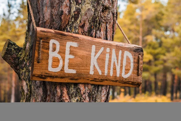 Wooden motivating sign 