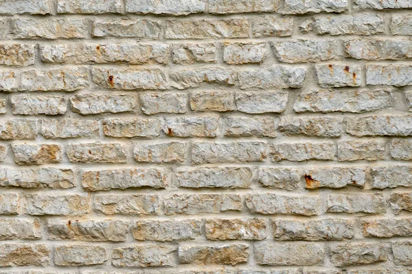 Dinding batu kapur tua yang indah . Stok Gambar