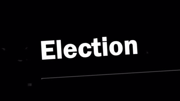Vote 2020 Usa Usa Debate President Voting Political Election Campaign — Stock Video