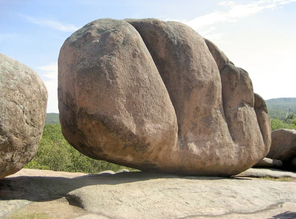 Pedra Enorme Elephant Rocks State Park Missouri Eua — Fotografia de Stock