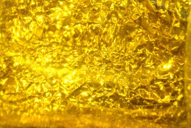 Sıvı Altın Sarı Soyut Metalik Yaz Arka Plan Doku