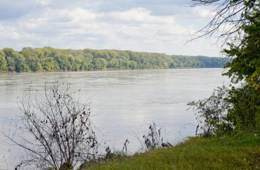 Missouri Nehri Sonbaharda New Haven, Mo görüntülendi