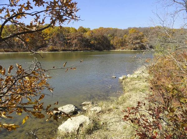 Forest Lake Autumn Day — Stock Photo, Image