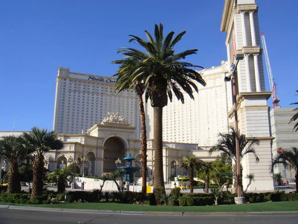 Las Vegas Usa Dezember 2008 Blick Auf Das Hotel Monte — Stockfoto