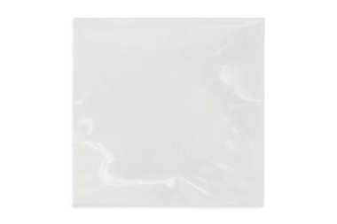 Selofan poşet şeker için. İzole arka plan üzerinde beyaz çanta paketi şablonu.