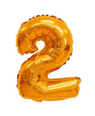 beyaz bir arka planda turuncu balon sayısı 2 (iki). indirimler ve satış, tatil ve eğitim