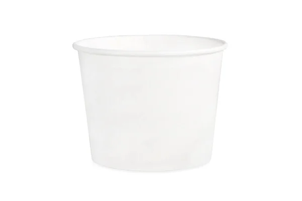 Prázdný Papír Cup Izolované Pozadí — Stock fotografie