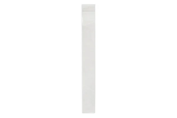 Zellophanbeutel Für Süßigkeiten Weiße Verpackungsvorlage Auf Isoliertem Hintergrund — Stockfoto