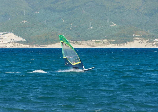 Windsurf Nel Mare Blak Novorossiysk — Foto Stock